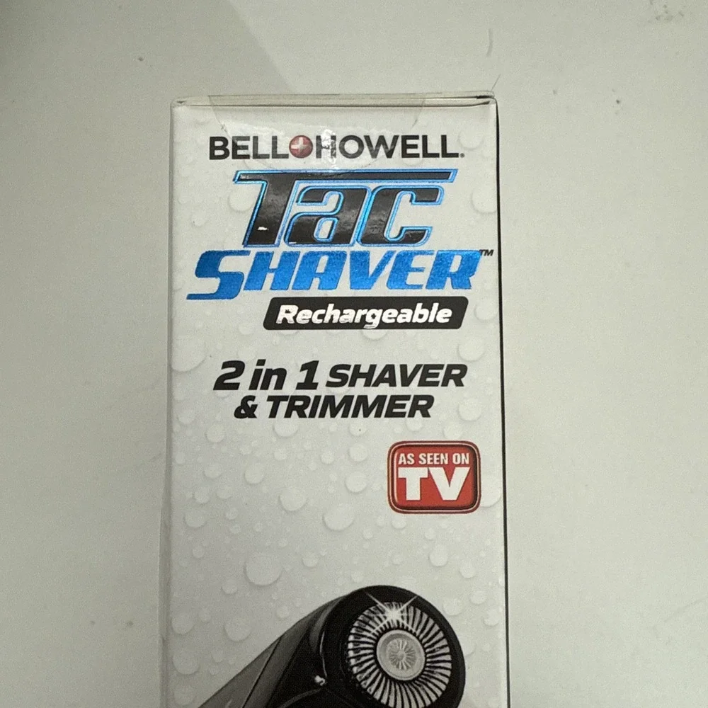 Bell and Howell‎ TacShaver Rechargeable 2 in 1 Shaver Trimmer